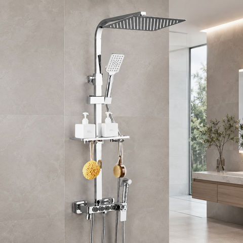 Colonne de Douche Thermostatique Compacte