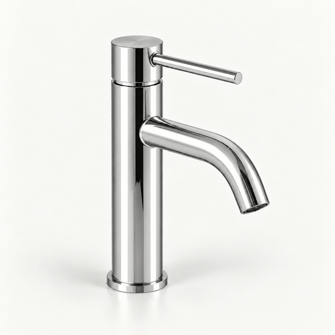 Robinet de Lavabo Salle de Bain Chromé Mono-trou
